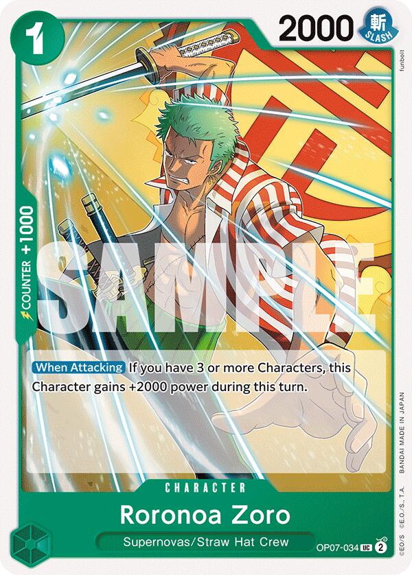 Roronoa Zoro (034) [OP07 - OP07-034] - 500 Years in the Future