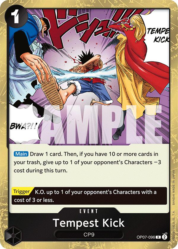 Tempest Kick [OP07 - OP07-096] Rare - Bandai