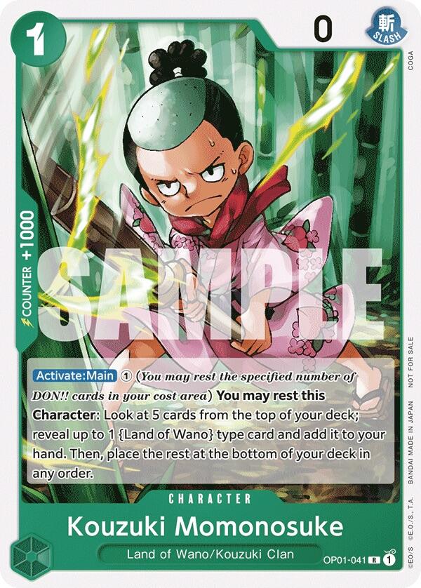 Kouzuki Momonosuke (Tournament Pack Vol. 7) [OP-PR - OP01-041] - One Piece Promotion Cards