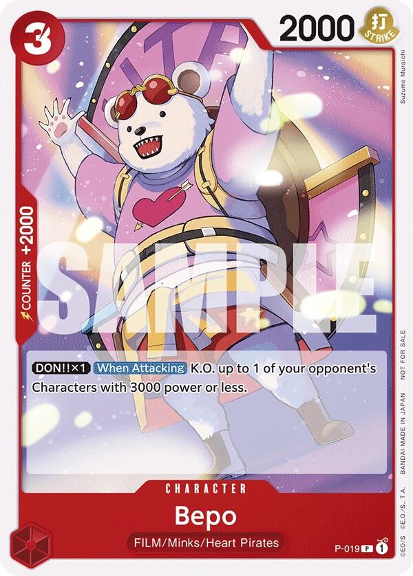 Bepo (Tournament Pack Vol. 7) [OP-PR - P-019] - One Piece Promotion Cards