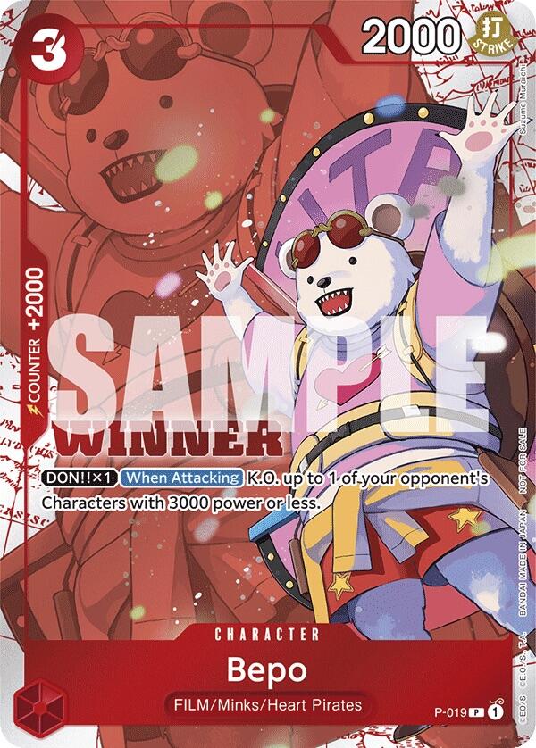 Bepo (Winner Pack Vol. 7) [OP-PR - P-019] Promo - Bandai