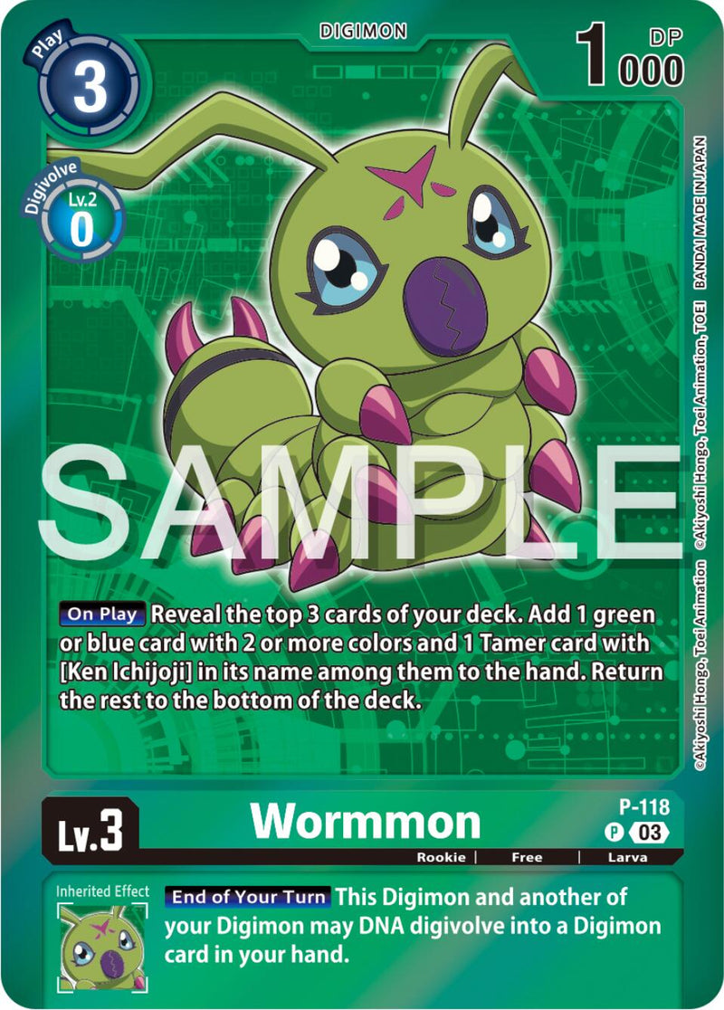 Wormmon - P-118 (Digimon Adventure Box 2024)