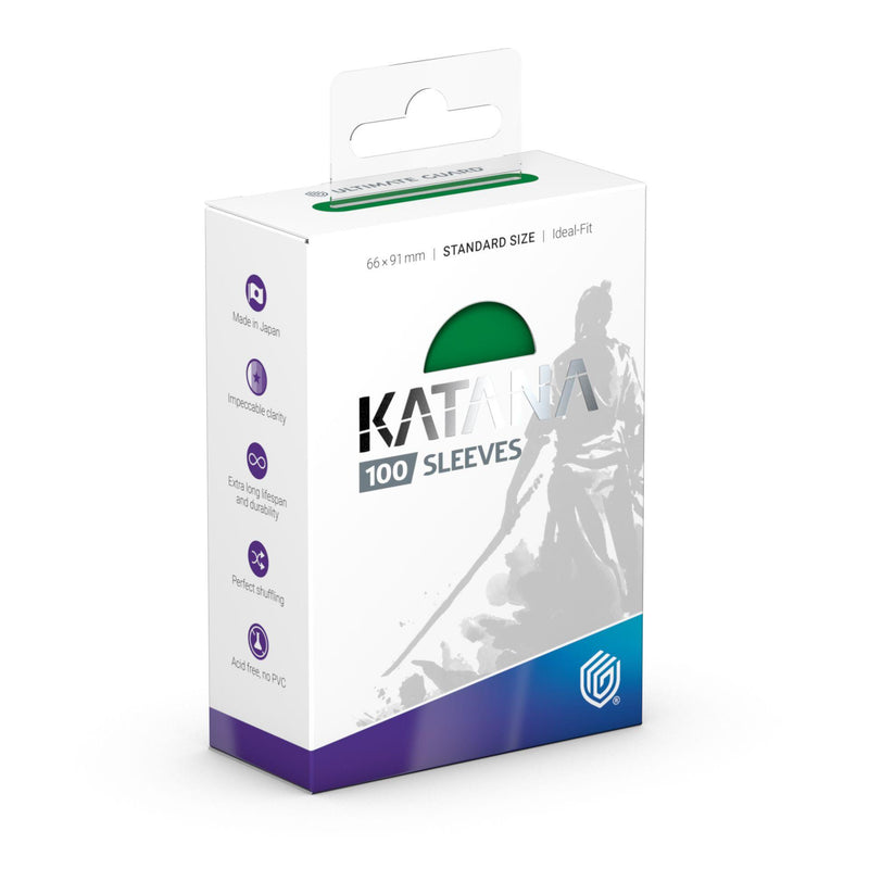 Katana Standard Size Sleeves - Jade Garden (100-Pack) [0] - Ultimate Guard Card Sleeves
