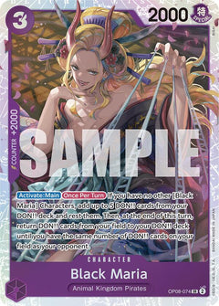 Black Maria [OP08 - OP08-074] Super Rare - Bandai