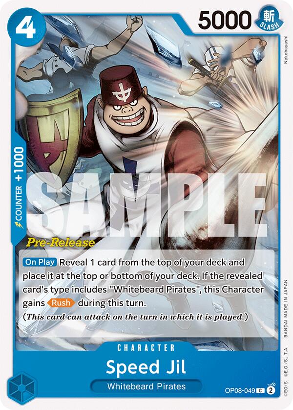 Speed Jil [OP08 PRE - OP08-049] - Two Legends Pre-Release Cards