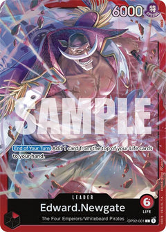 Edward.Newgate (OP02-001) [ST-15 - OP02-001] Leader - Bandai
