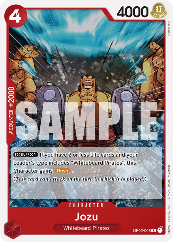 Jozu [ST-15 - OP02-008] - Starter Deck 15: RED Edward.Newgate