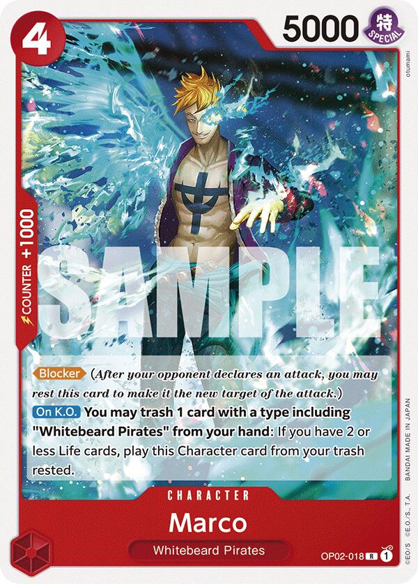 Marco [ST-15 - OP02-018] - Starter Deck 15: RED Edward.Newgate