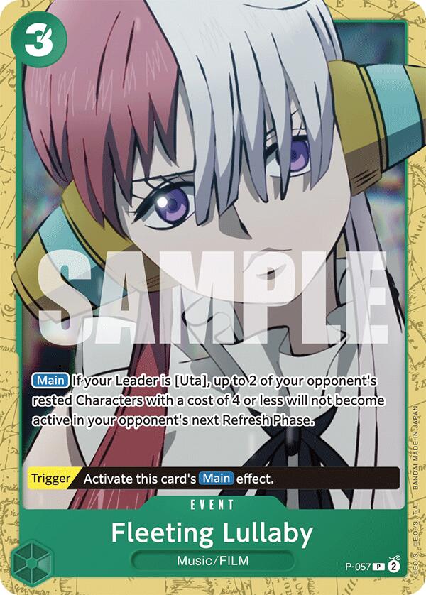Fleeting Lullaby [ST-16 - P-057] - Starter Deck 16: GREEN Uta