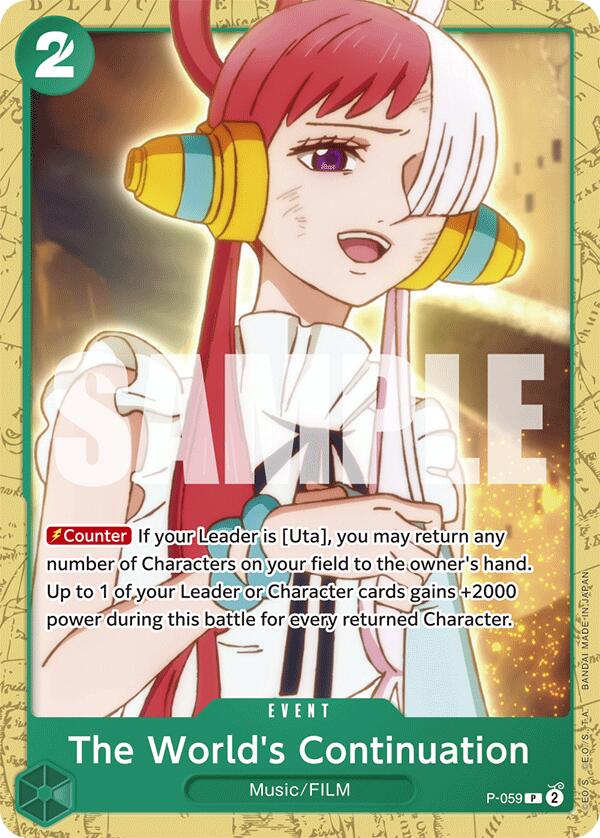 The World's Continuation [ST-16 - P-059] - Starter Deck 16: GREEN Uta