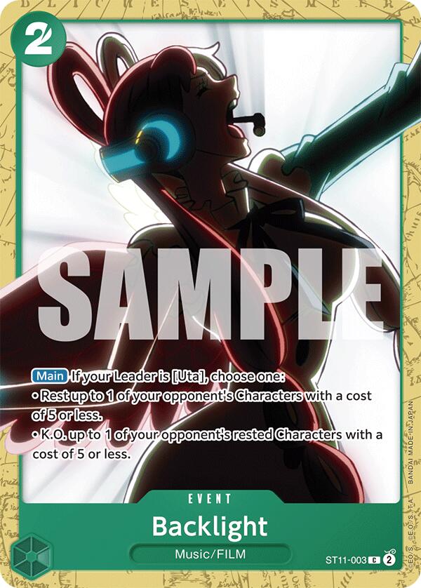 Backlight [ST-16 - ST11-003] - Starter Deck 16: GREEN Uta