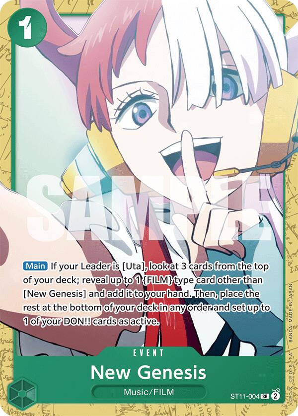 New Genesis [ST-16 - ST11-004] - Starter Deck 16: GREEN Uta