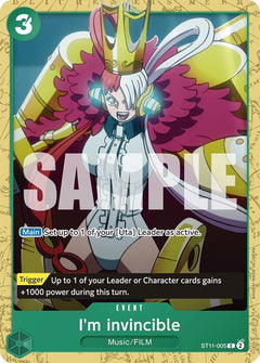 I'm invincible [ST-16 - ST11-005] - Starter Deck 16: GREEN Uta