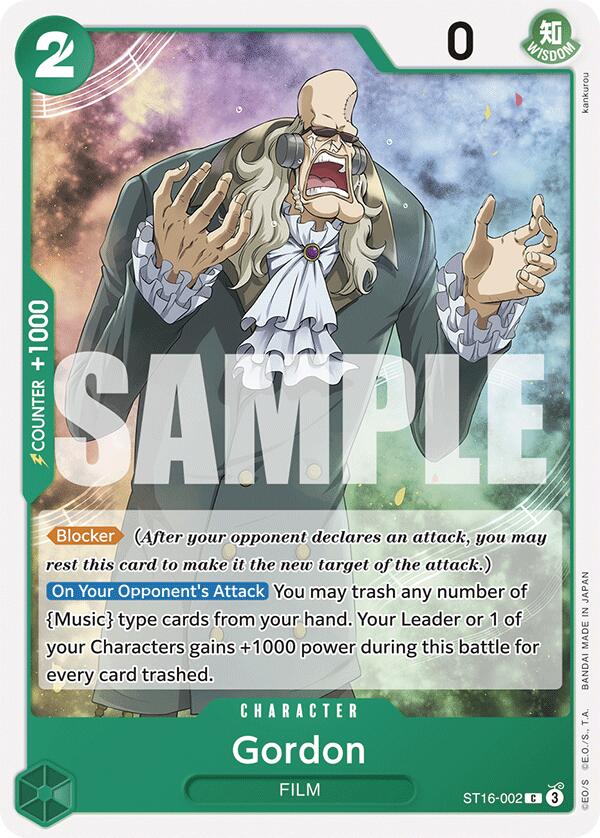 Gordon [ST-16 - ST16-002] - Starter Deck 16: GREEN Uta