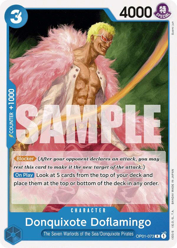 Donquixote Doflamingo (OP01-073) [ST-17 - OP01-073] - Starter Deck 17: BLUE Donquixote Doflamingo