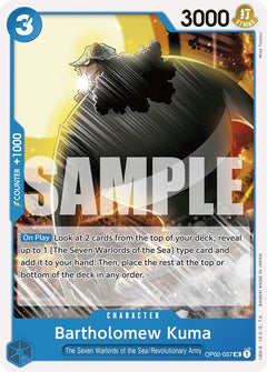 Bartholomew Kuma [ST-17 - OP02-057] - Starter Deck 17: BLUE Donquixote Doflamingo