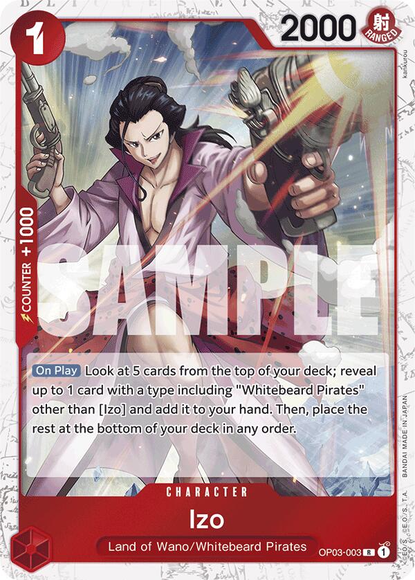Izo (OP03-003) (Jolly Roger Foil) [PRB-01 - OP03-003] - Premium Booster -The Best-