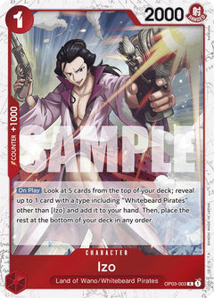 Izo (OP03-003) (Jolly Roger Foil) [PRB-01 - OP03-003] - Premium Booster -The Best-