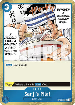 Sanji's Pilaf (Jolly Roger Foil) [PRB-01 - OP03-056] - Premium Booster -The Best-