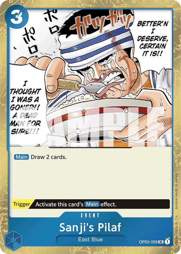 Sanji's Pilaf (Jolly Roger Foil) [PRB-01 - OP03-056] - Premium Booster -The Best-