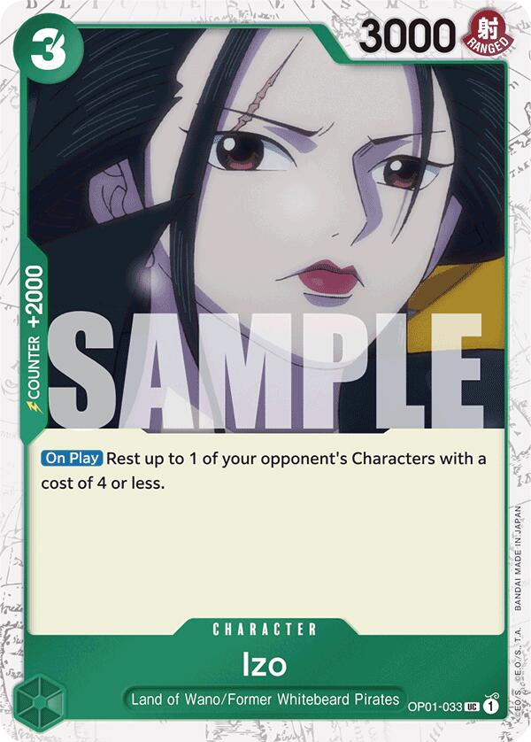 Izo (OP01-033) (Jolly Roger Foil) [PRB-01 - OP01-033] - Premium Booster -The Best-