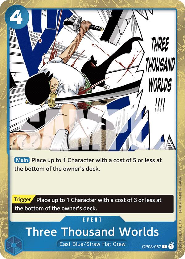 Three Thousand Worlds (Jolly Roger Foil) [PRB-01 - OP03-057] - Premium Booster -The Best-