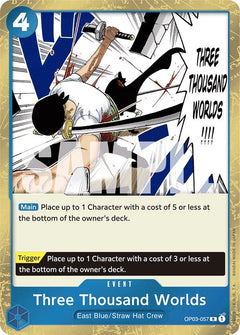 Three Thousand Worlds (Jolly Roger Foil) [PRB-01 - OP03-057] - Premium Booster -The Best-
