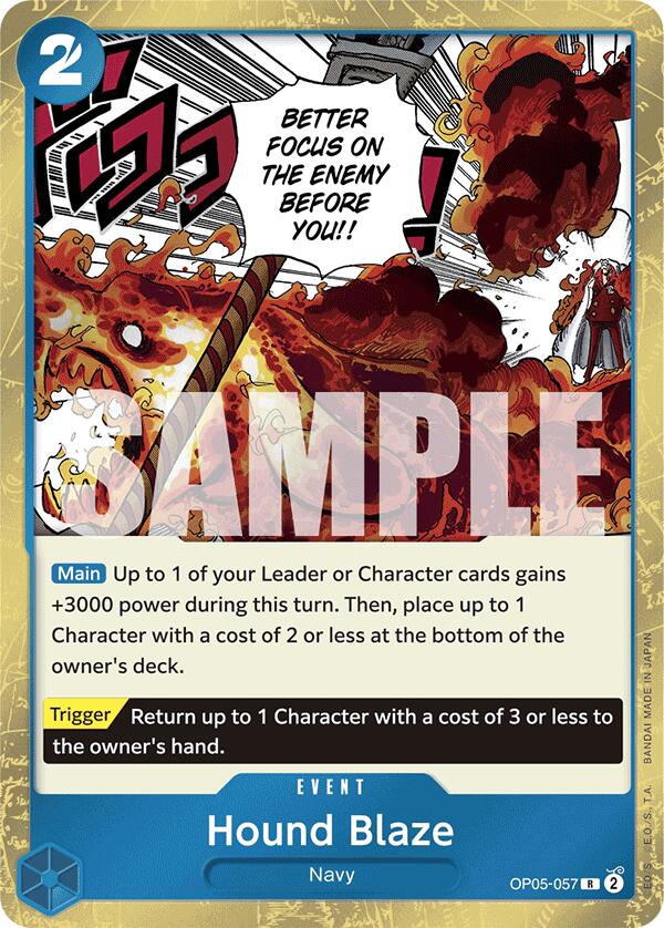 Hound Blaze (Jolly Roger Foil) [PRB-01 - OP05-057] - Premium Booster -The Best-