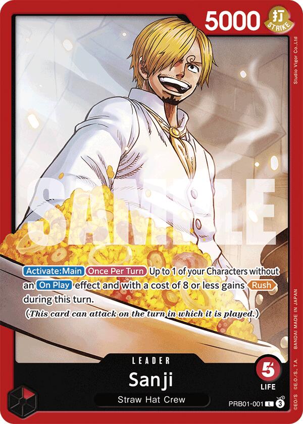 Sanji (PRB01-001) [PRB-01 - PRB01-001] - Premium Booster -The Best-