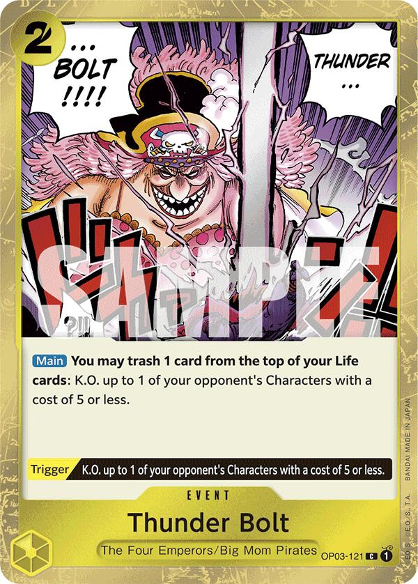 Thunder Bolt (Jolly Roger Foil) [PRB-01 - OP03-121] - Premium Booster -The Best-