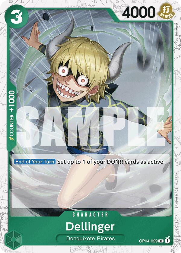 Dellinger (Jolly Roger Foil) [PRB-01 - OP04-029] - Premium Booster -The Best-