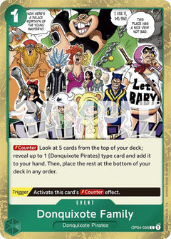 Donquixote Family (Jolly Roger Foil) [PRB-01 - OP04-036] - Premium Booster -The Best-