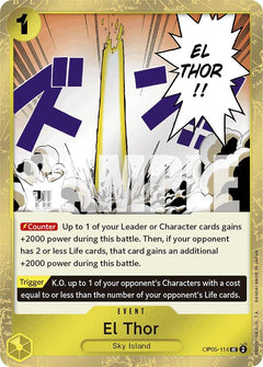 El Thor (Jolly Roger Foil) [PRB-01 - OP05-114] - Premium Booster -The Best-