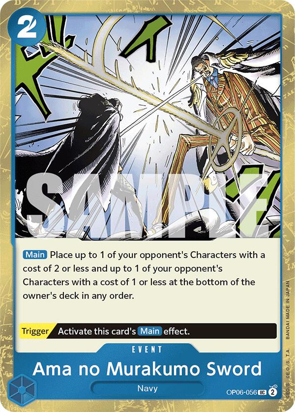 Ama no Murakumo Sword (Jolly Roger Foil) [PRB-01 - OP06-056] - Premium Booster -The Best-