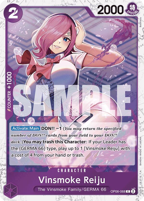 Vinsmoke Reiju (OP06-068) (Jolly Roger Foil) [PRB-01 - OP06-068] - Premium Booster -The Best-