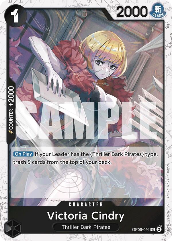 Victoria Cindry (Jolly Roger Foil) [PRB-01 - OP06-091] Uncommon - Bandai