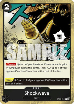 Shockwave (Jolly Roger Foil) [PRB-01 - ST06-014] - Premium Booster -The Best-