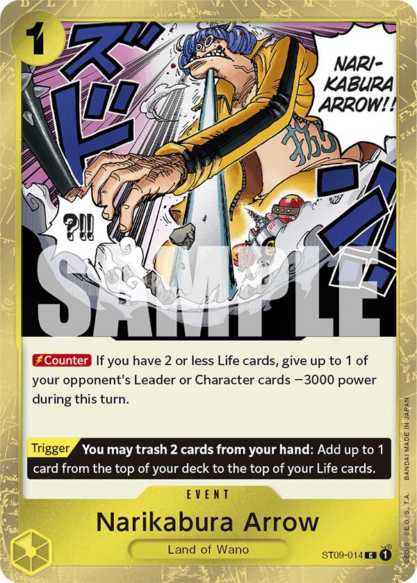 Narikabura Arrow (Jolly Roger Foil) [PRB-01 - ST09-014] - Premium Booster -The Best-