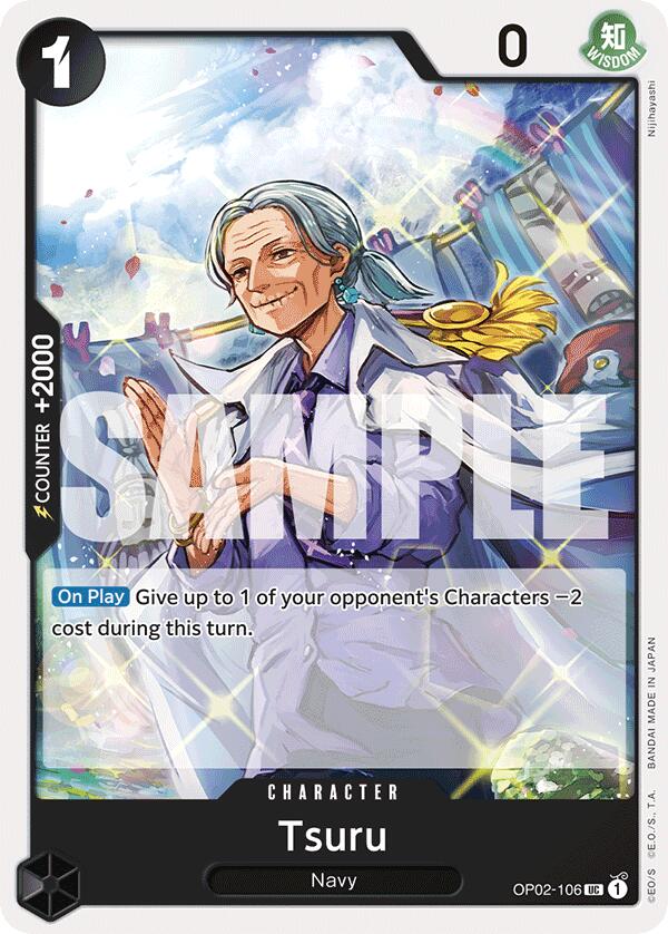 Tsuru (Reprint) [PRB-01 - OP02-106] - Premium Booster -The Best-