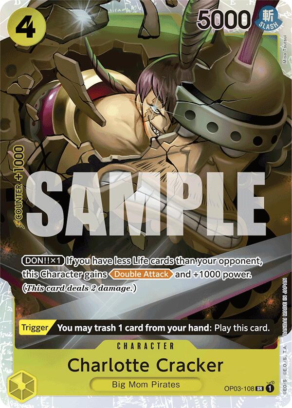 Charlotte Cracker (Reprint) [PRB-01 - OP03-108] - Premium Booster -The Best-
