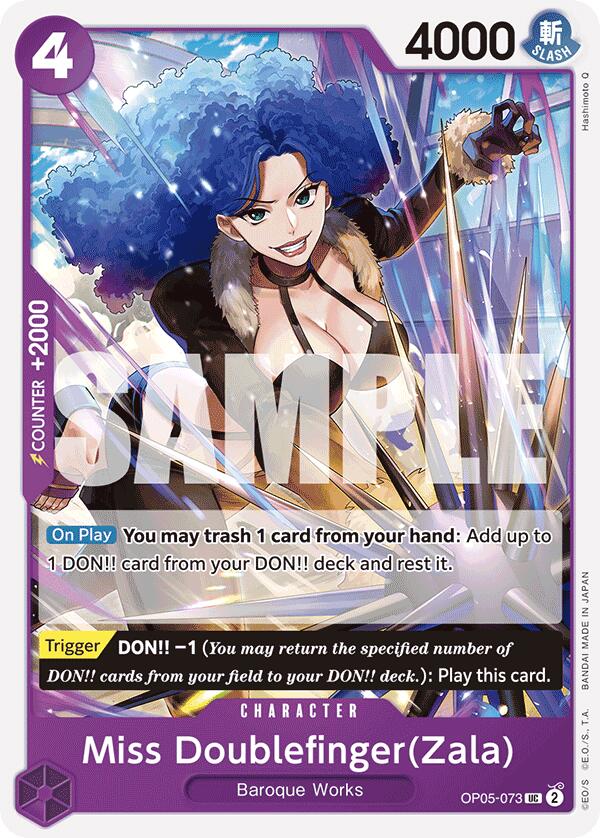 Miss Doublefinger(Zala) (Reprint) [PRB-01 - OP05-073] - Premium Booster -The Best-