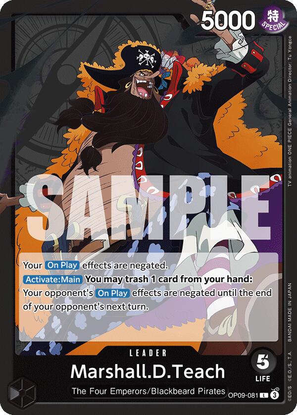 Marshall.D.Teach (081) [OP09 - OP09-081] - Emperors in the New World