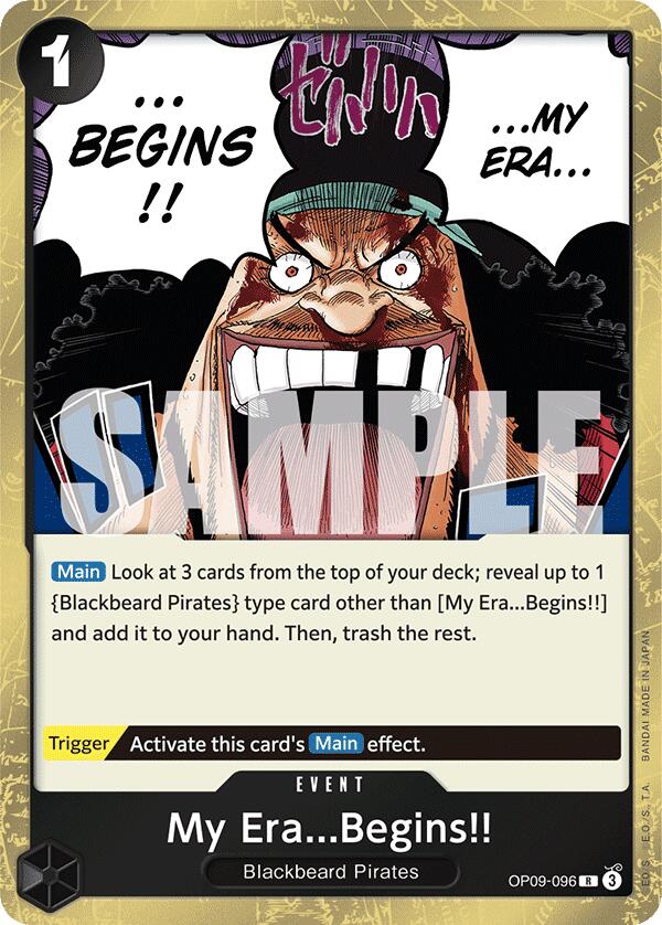 My Era...Begins!! [OP09 - OP09-096] Rare - Bandai