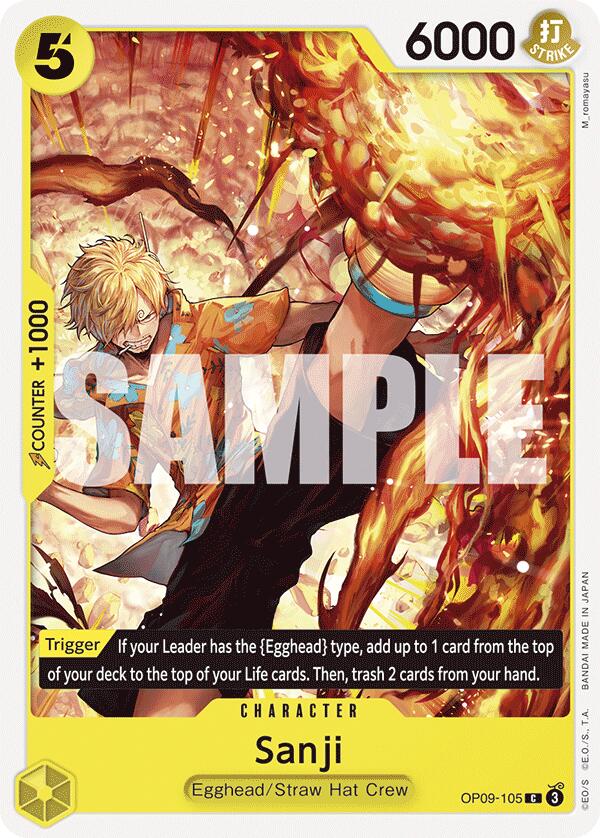 Sanji (105) [OP09 - OP09-105] - Emperors in the New World