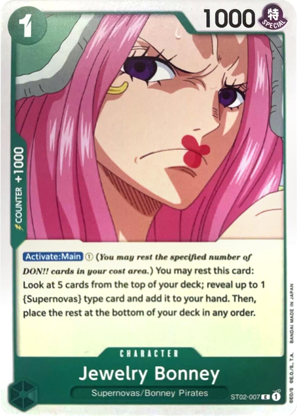 Jewelry Bonney [OP-RP - ST02-007] Common - Bandai