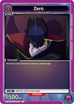 Zero (Box Topper Foil)