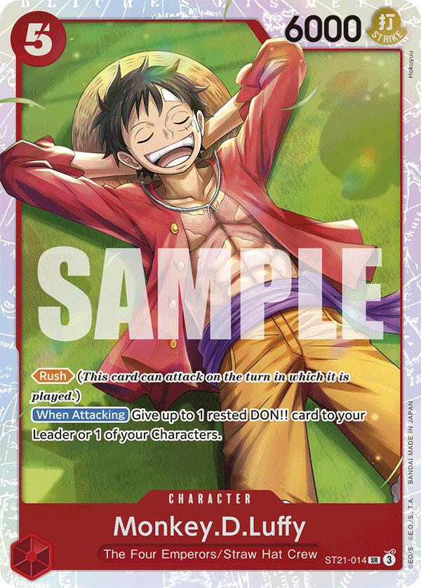 Monkey.D.Luffy (014) [ST-21 - ST21-014] Super Rare - Bandai