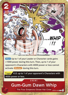 Gum-Gum Dawn Whip [ST-21 - ST21-016] - Starter Deck EX: Gear 5