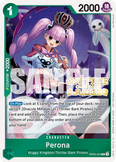 Perona (Judge Pack Vol. 5) [OP-PR - OP09-034] Rare - Bandai