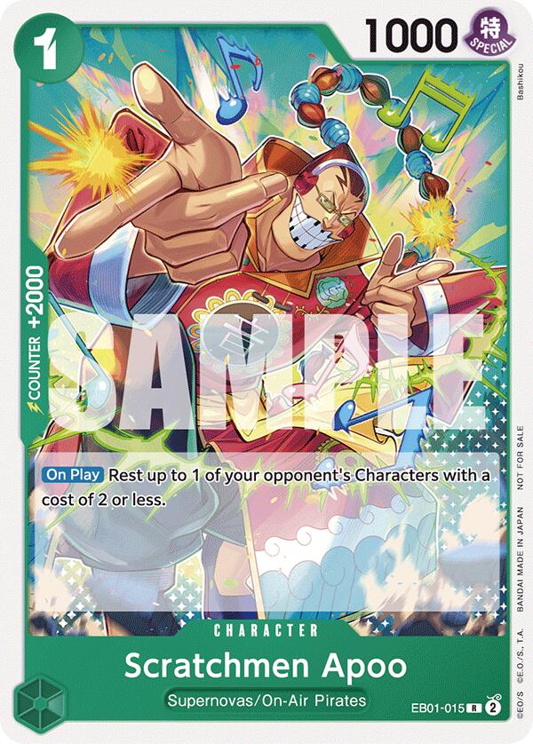 Scratchmen Apoo (Tournament Pack 2025 Vol. 2) [OP-PR - EB01-015] - One Piece Promotion Cards